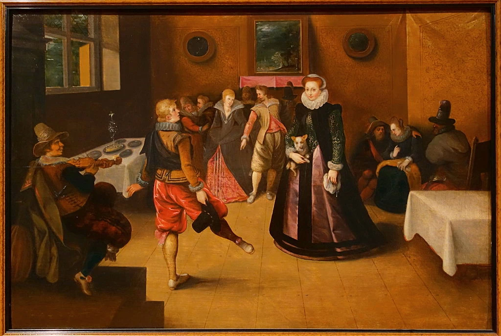 Scena di danza al museo di Cambrai